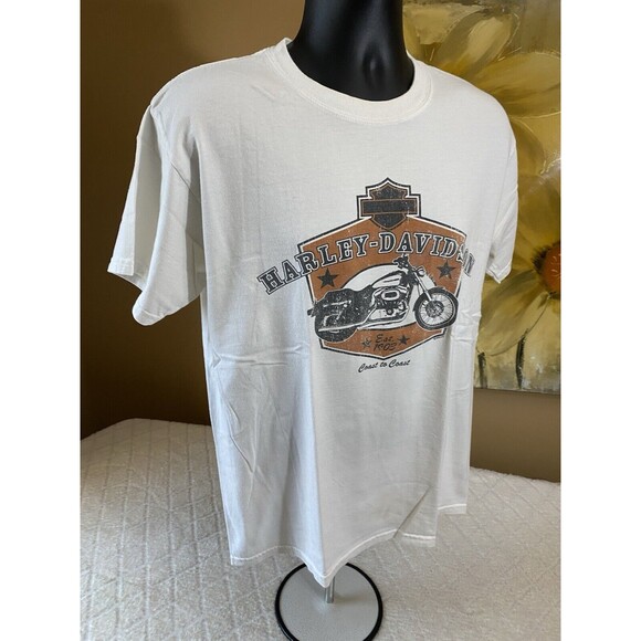 Vintage Harley Davidson 2006 Cross Roads Wilkesboro NC 2 Sided Shirt Men’s Large - Picture 5 of 16